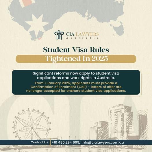 student visa tightened in 2025